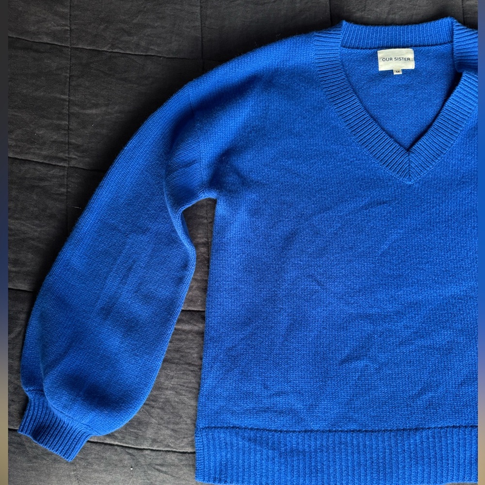 Our Sister - Cobalt Blue Sweater - NWOT